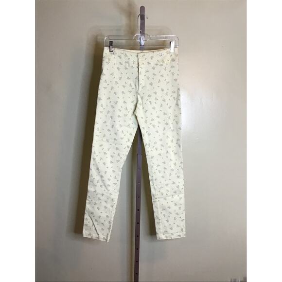 Princess Polly Women Floral ankle Length Jeans Sz. 6 EUC Boho cottage Core Y2k - Picture 6 of 12